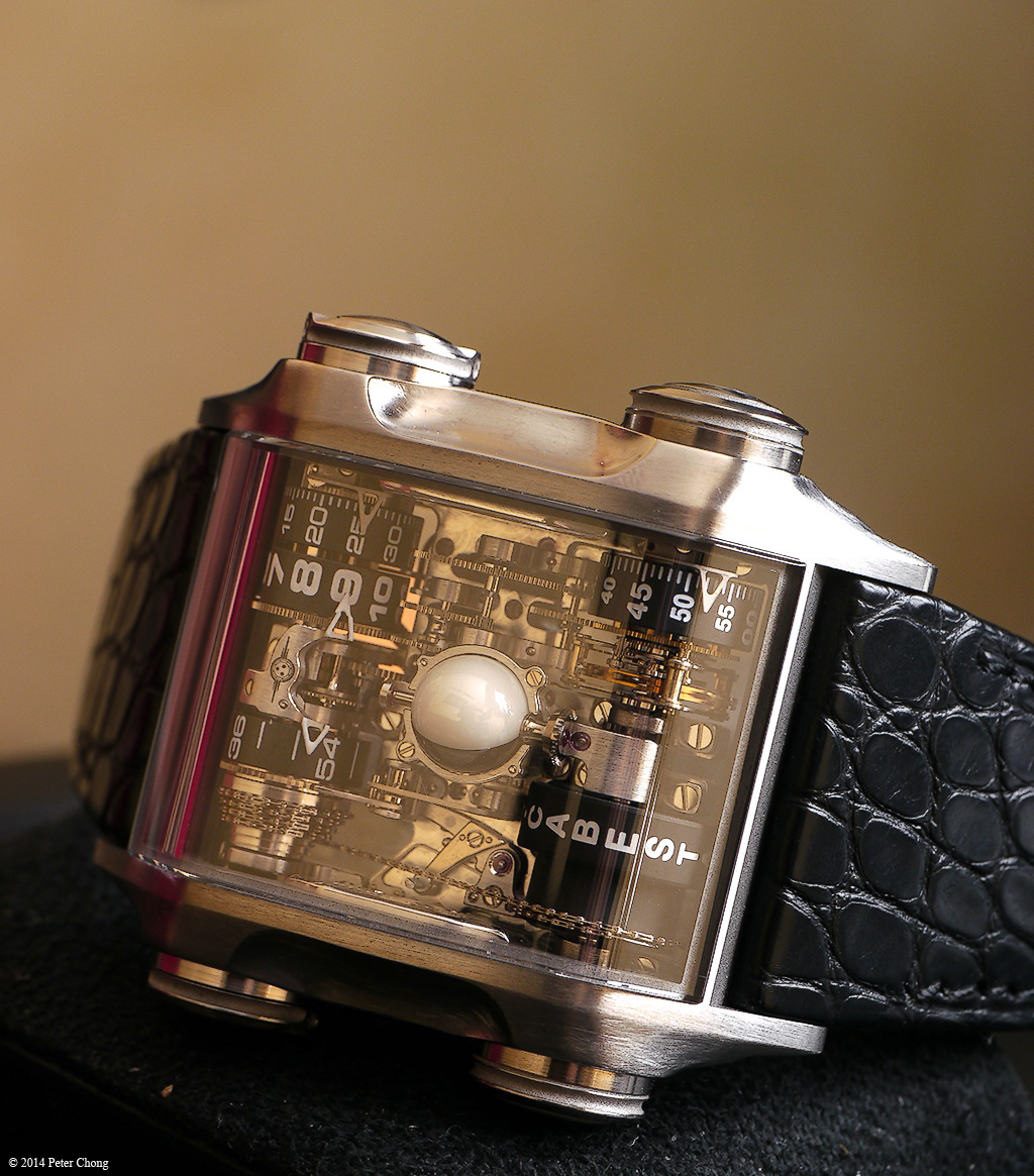 The Cabestan Terra Luna. A rather intriguing and unorthodox timepiece, both inside out. 