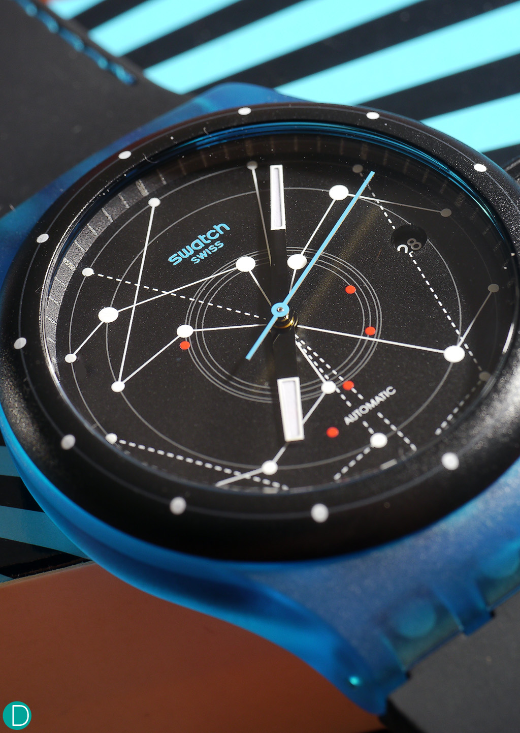 Swatch Sistem 51 in blue, my favourite colour!