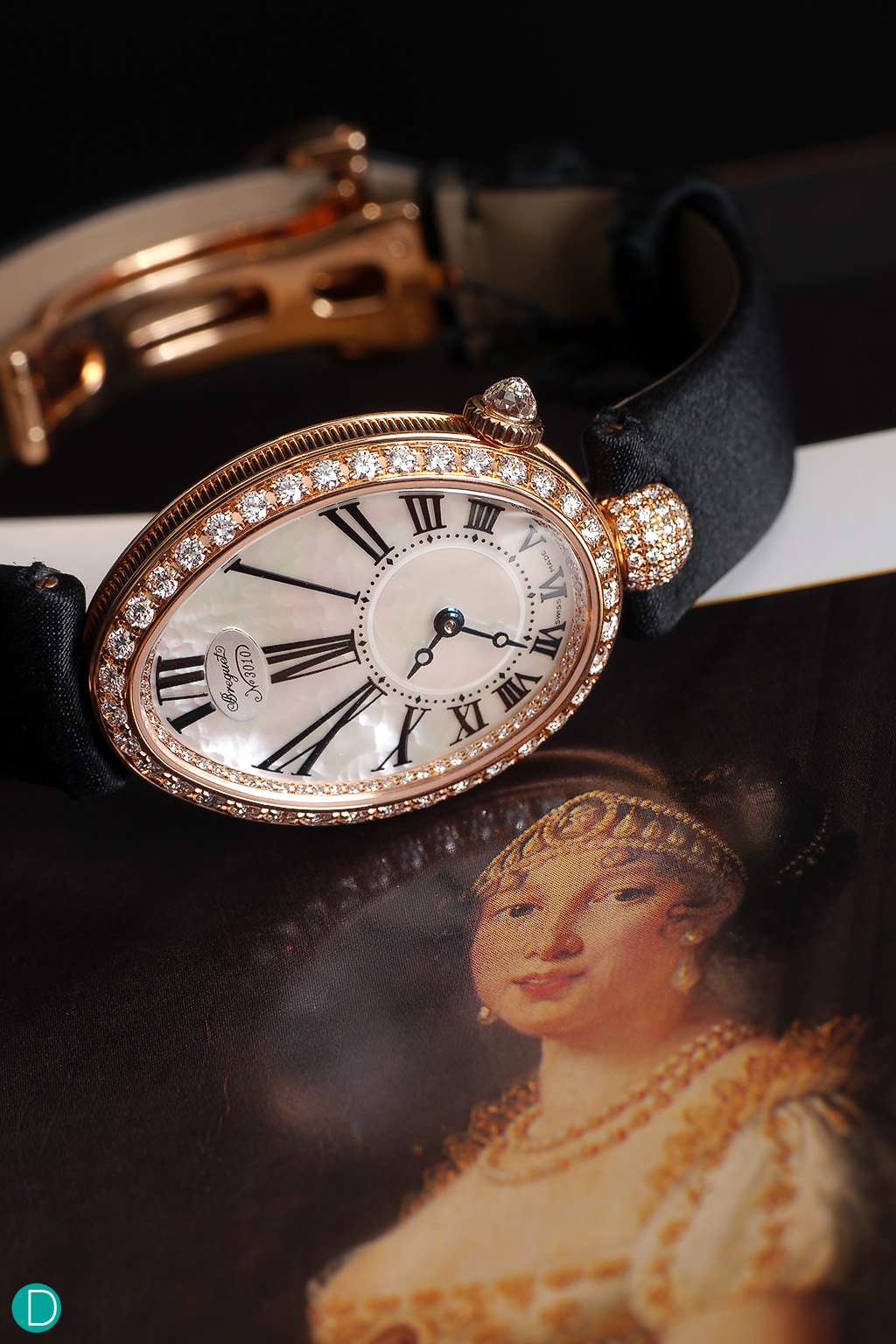 The Breguet Reine de Naples, a magnificent wristwatch and the portrait of the Maria Caroline, the Queen of Naples who was the inspiration behind the design.