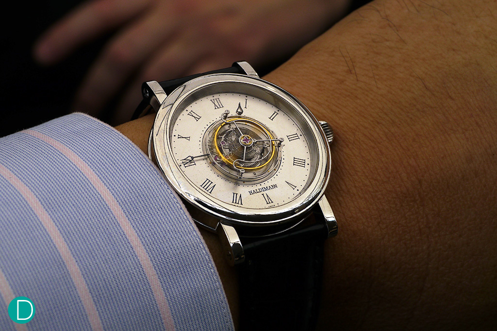Haldimann H1 wrist shot. The classic proportions of the watch makes a very elegant watch. Very comfortable.