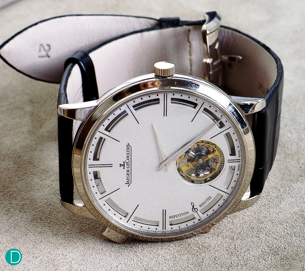 The Jaeger LeCoultre Hybris Mechanica 11. Ultra Thin, Minute repeating, flying tourbillon. 