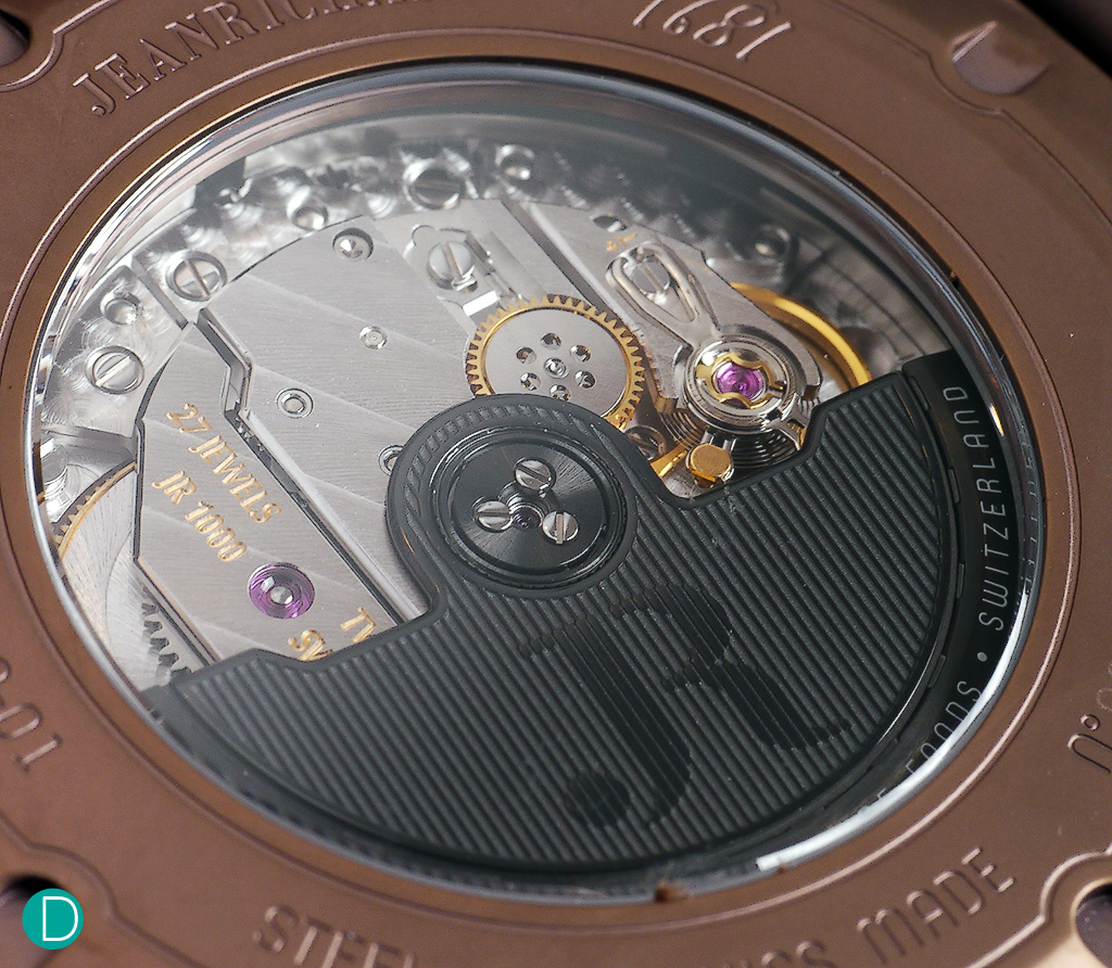 The JR1000 in-house movement. 