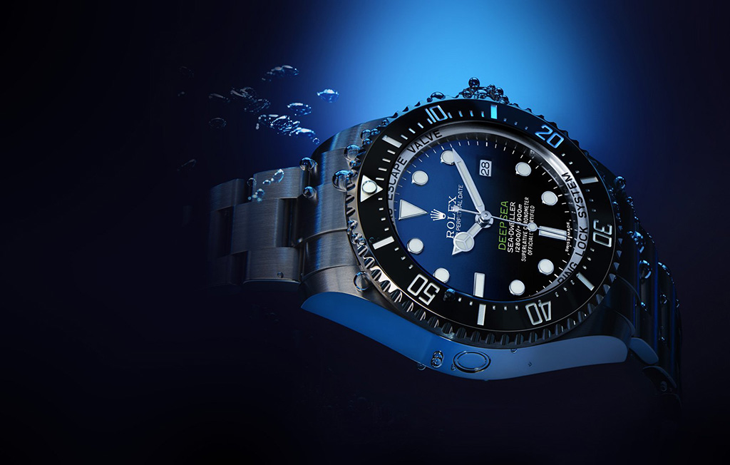 The blue-black dial that was featured in the Rolex Deepsea D-Blue. It was a breathe of fresh air, for some.