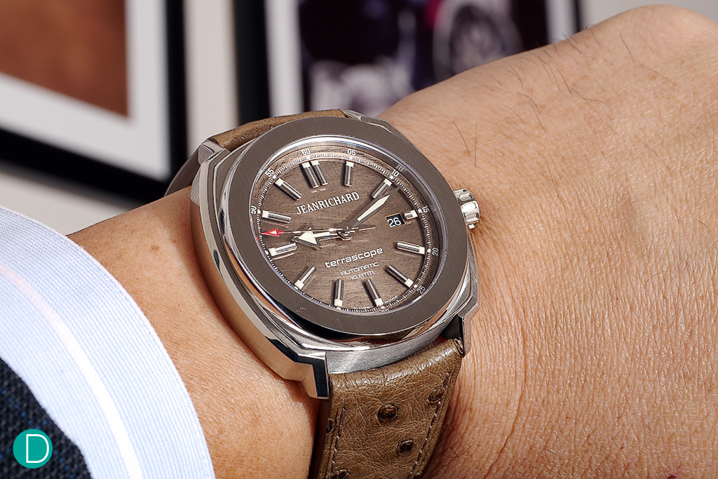 The Jeanrichard Terrascope with a bronze dial. One of the novelties from Jeanrichard this Baselworld2014.