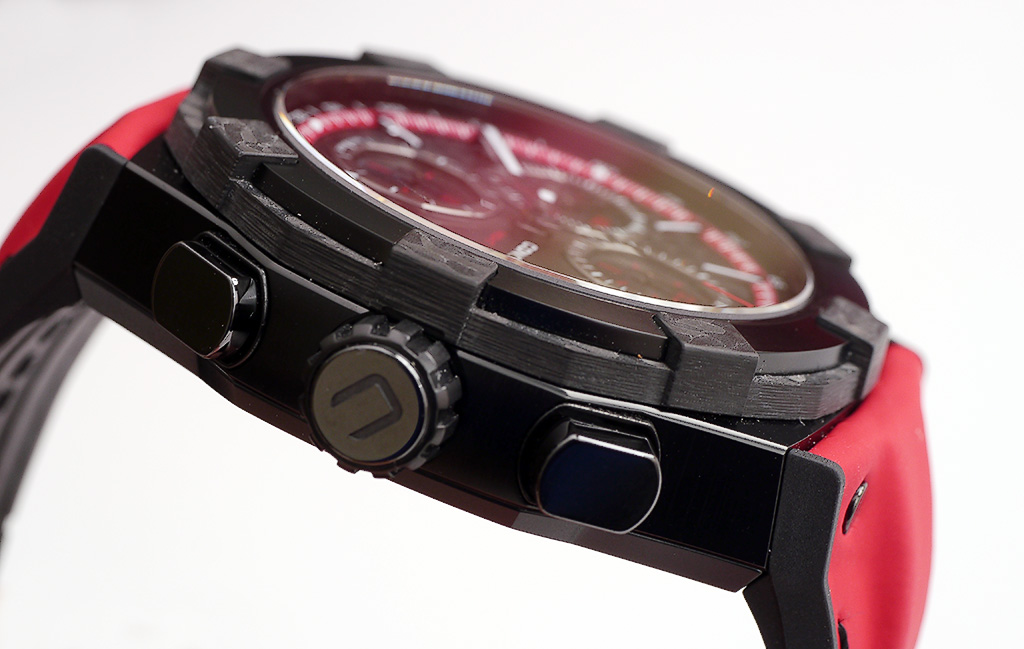 Another perspective of the C1 Nightracer. This is actually a really handsome piece of horology. 