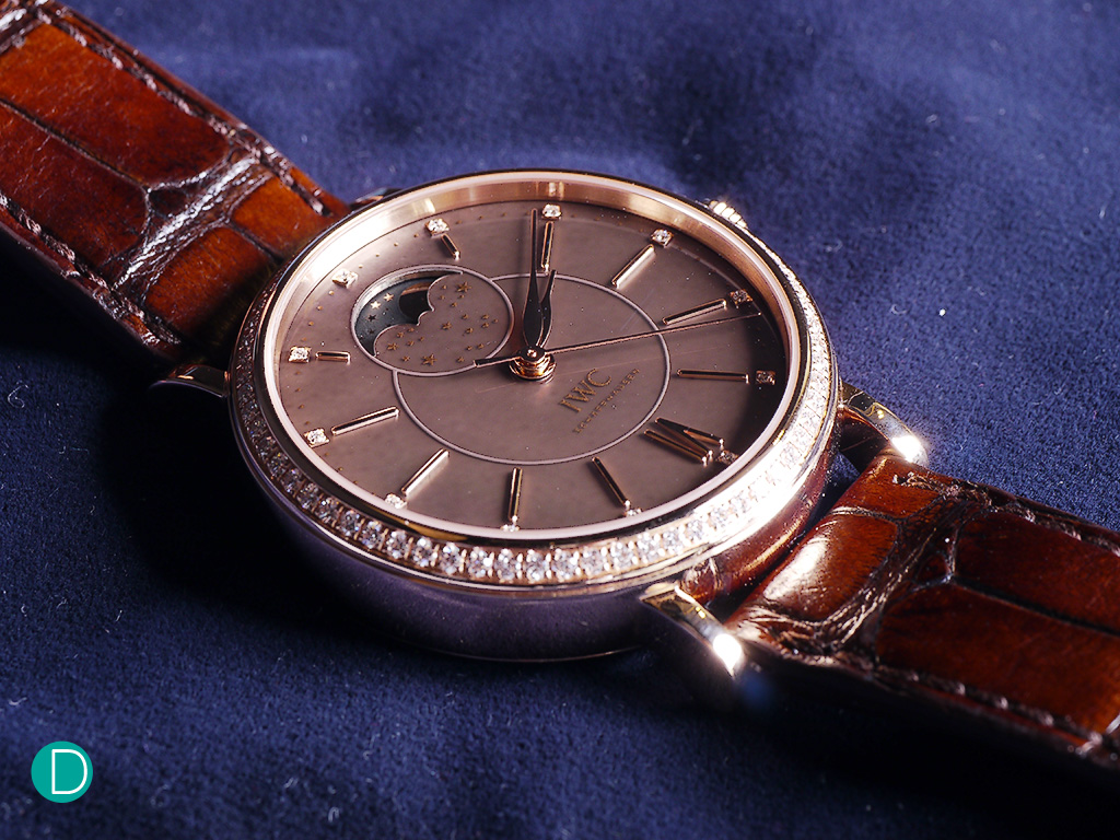 Another variation in rose gold with a similarly hued dial. 