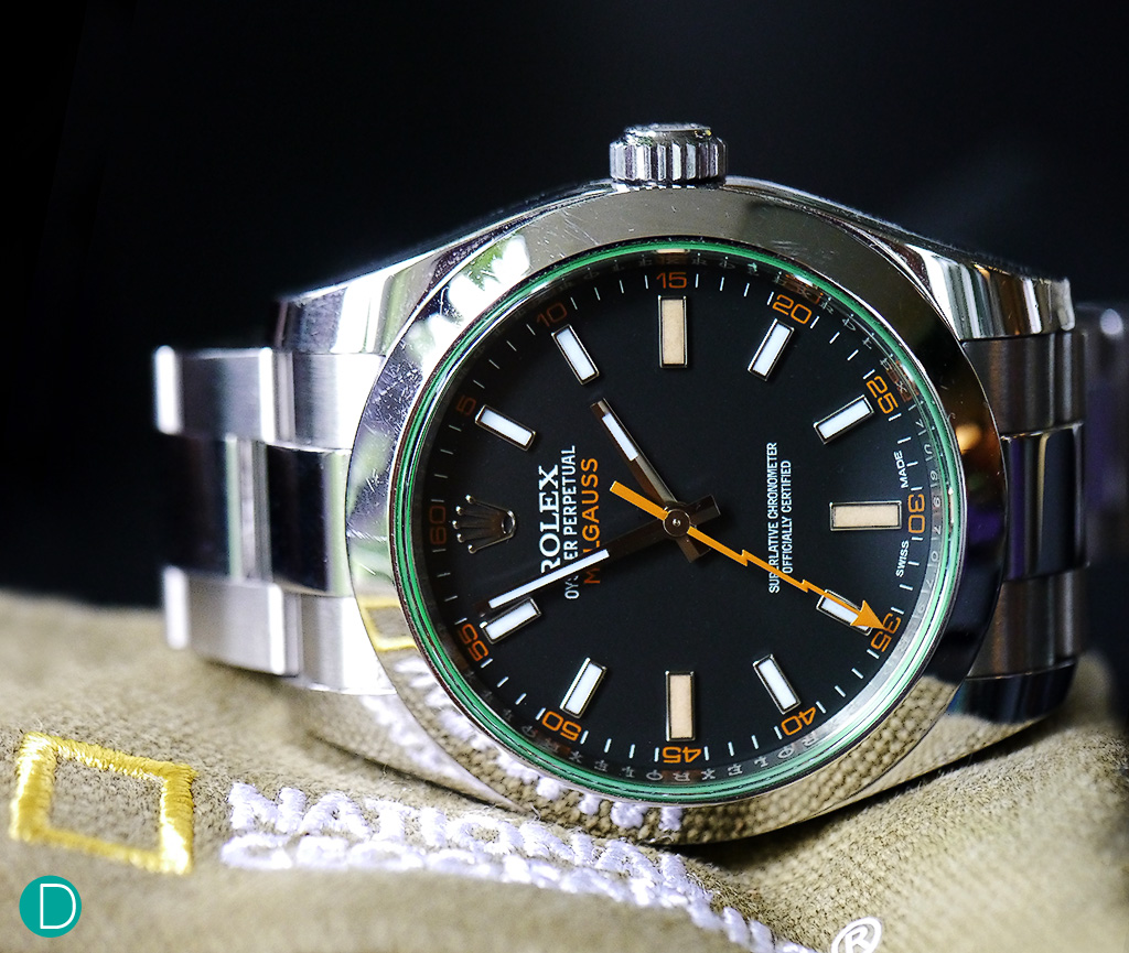 A Rolex Milgauss which Wesley received for his 21st Birthday.  