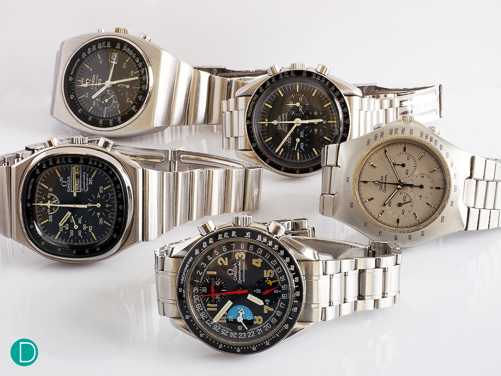 These are the Speedmasters that we are featuring today. A throwback to the good ol' days.