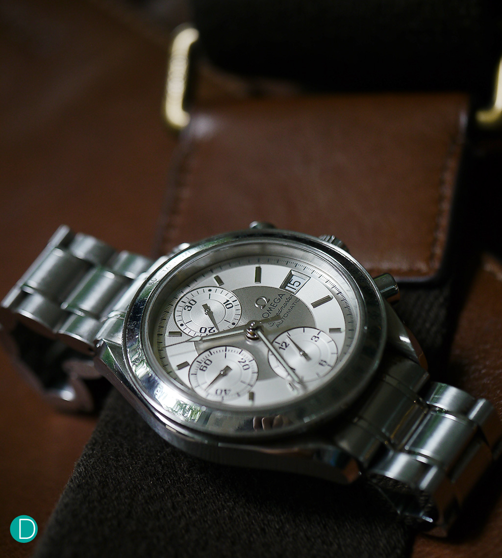 A Speedmaster Chronograph, Wesley's first ever mechanical timepiece.