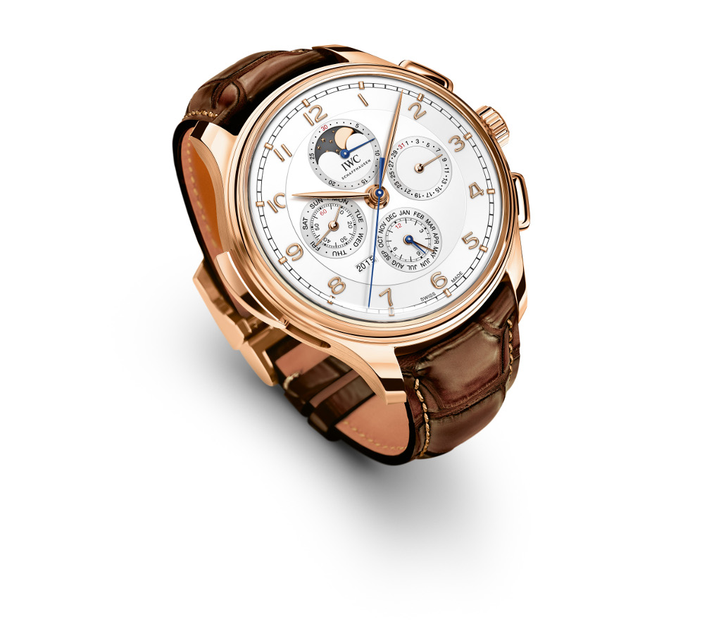 The IWC Portugieser Grande Complication, in red gold.