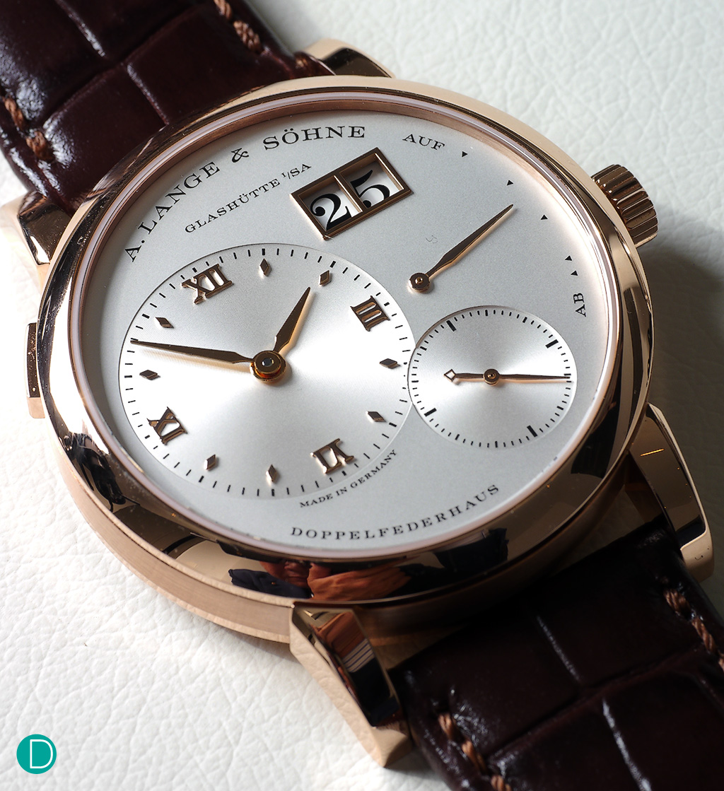 The new Lange 1, an icon in design, first introduced in 1994, still as fresh as ever.