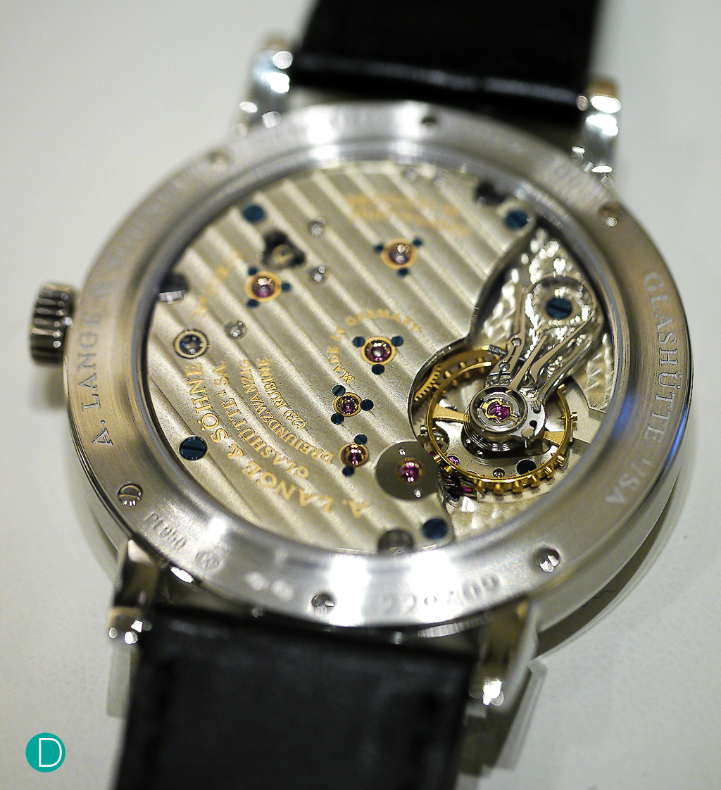 The movement that is used in this limited edition is similar to the ones on the current 1815s.
