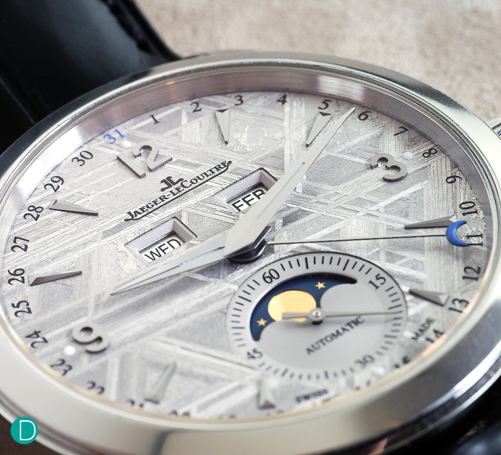 Review Of Jaeger Lecoultre Master Calendar With Meteorite Dial With Live Pictures And Prices