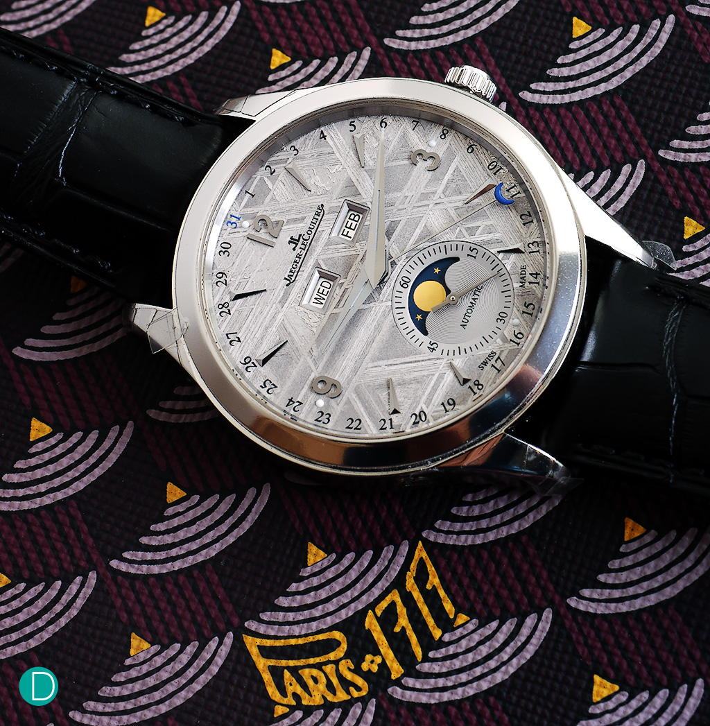 The Jaeger-LeCoultre Master Calendar with Meteorite Dial. A nice dressy timepiece for a gentleman. 