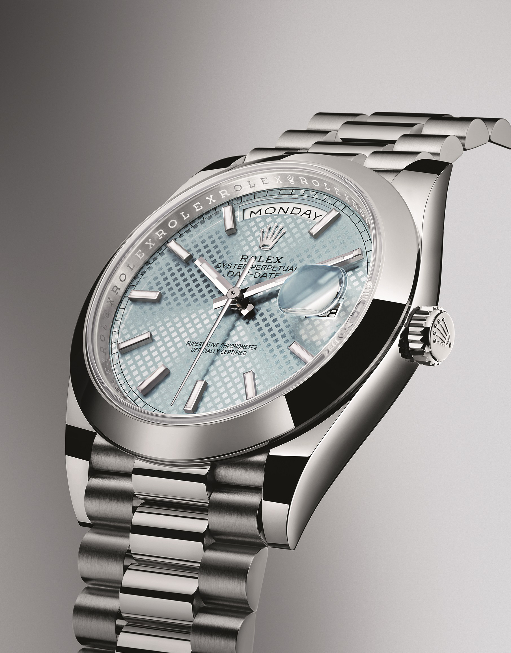 The new Rolex Daydate 40. The 40, like the new Yachtmaster 40, represents the size of the watch. 