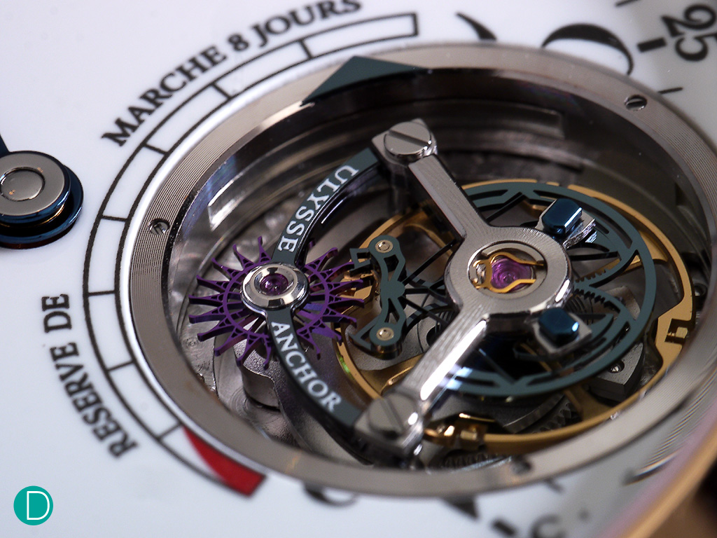 The tourbillon and the new Anchor constant force escapement.