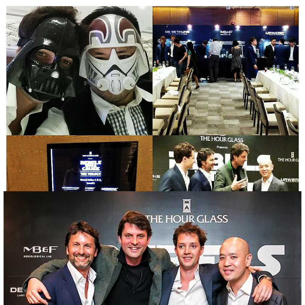 Rebels dinner. With the rebels from the Empire attending, and the plenary session. Bottom picture shows from L-R Max Bussier, Alessandro Zaneta, Felix Baumgartner and Michael Tay.