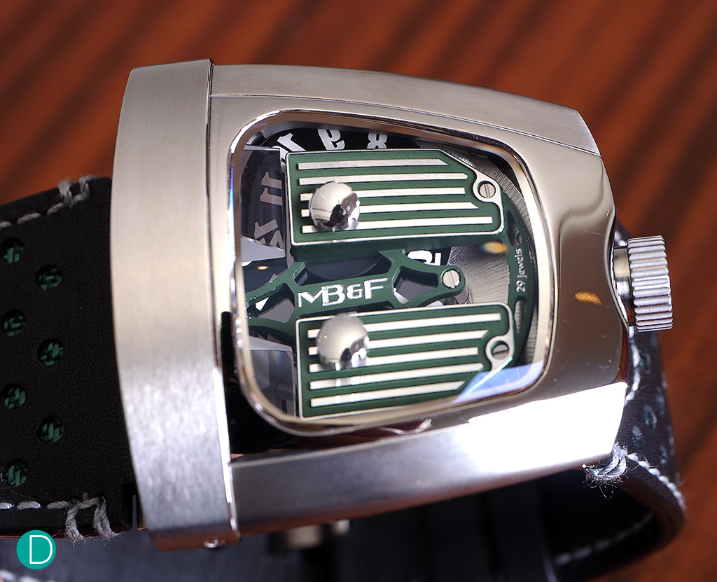 MB&F HMX from the top. 