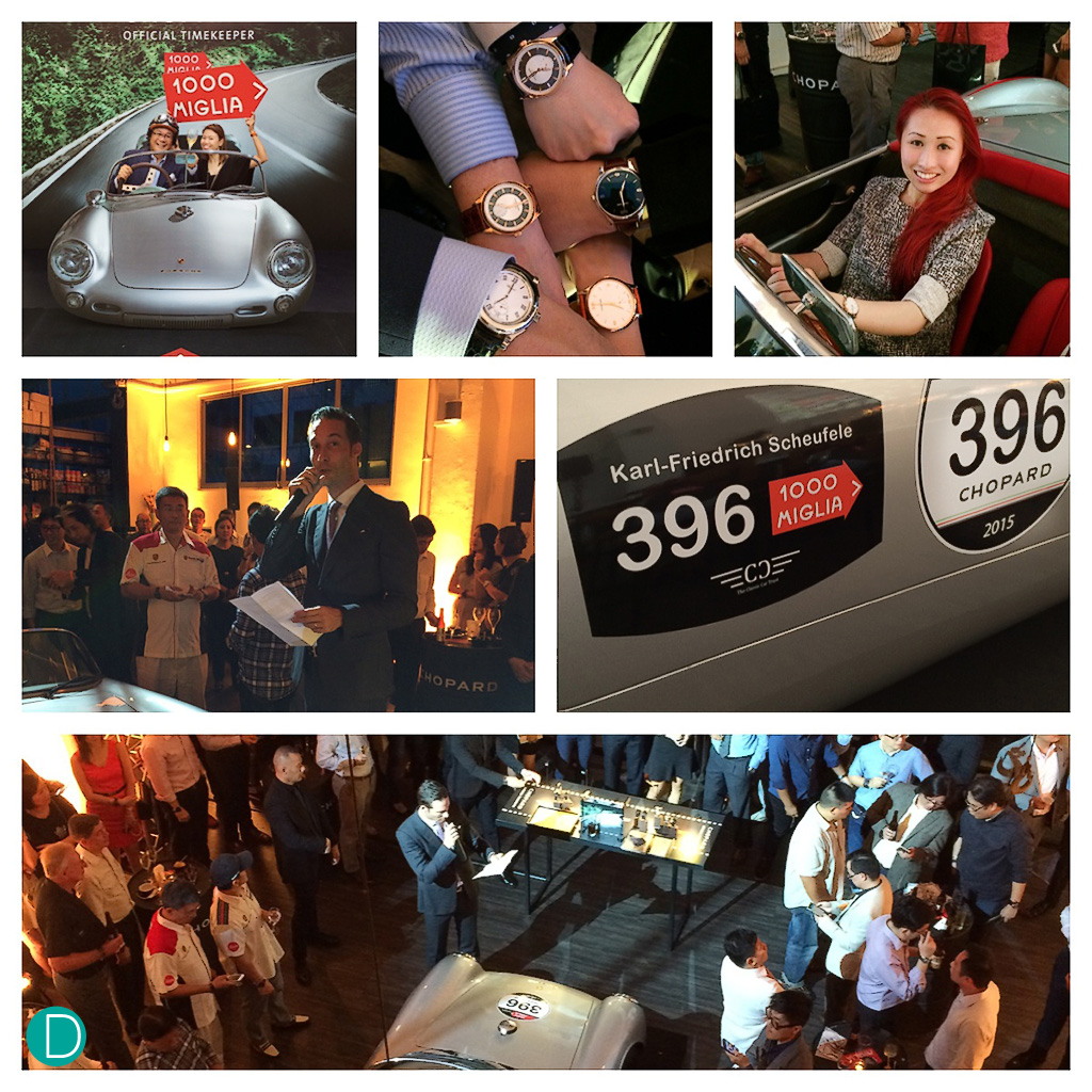 Customer event by Chopard to launch the Mille Miglia in Singapore