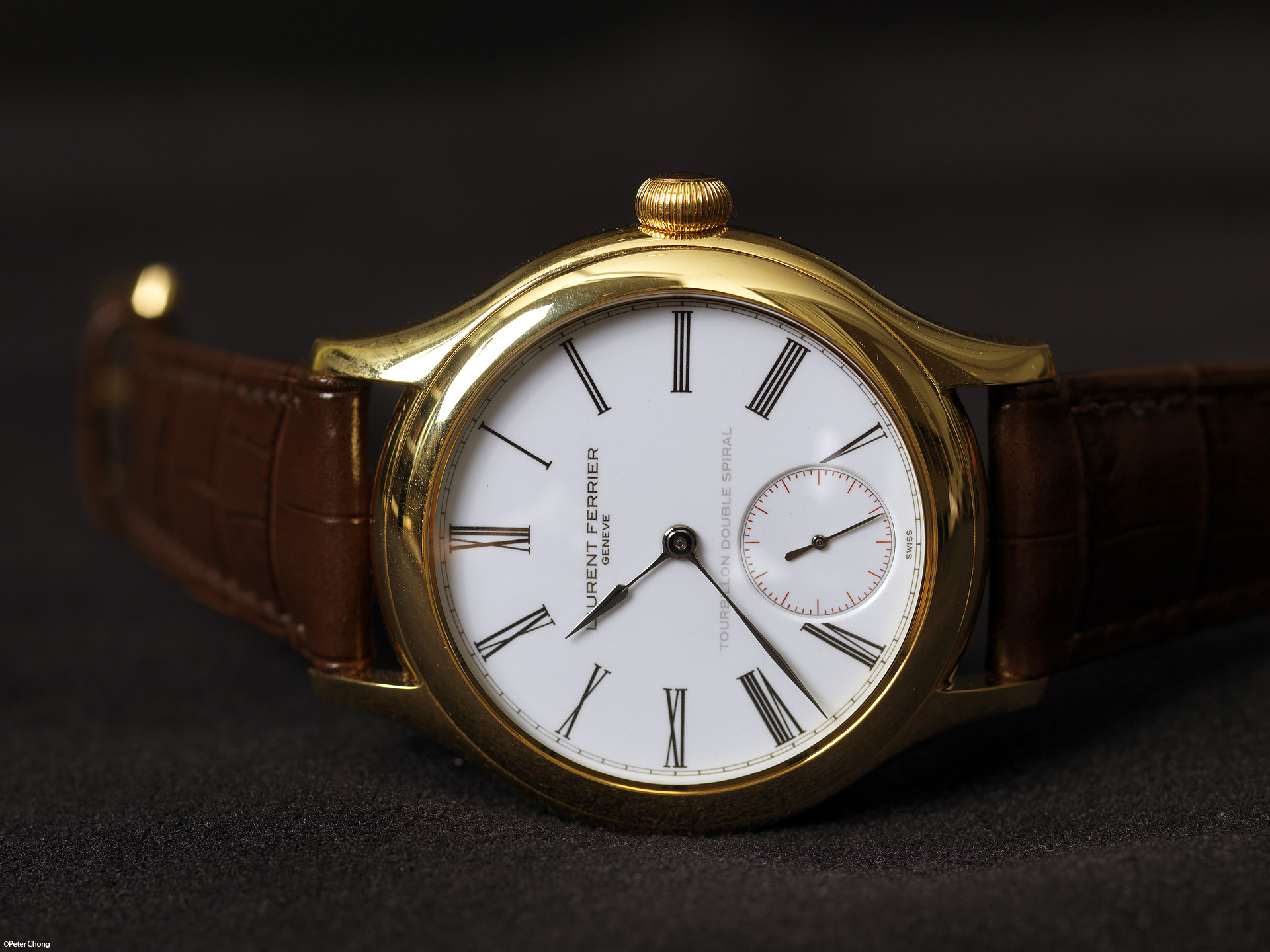 The Laurent Ferrier Gallet Tourbillon. A very simple and elegant looking dress watch.