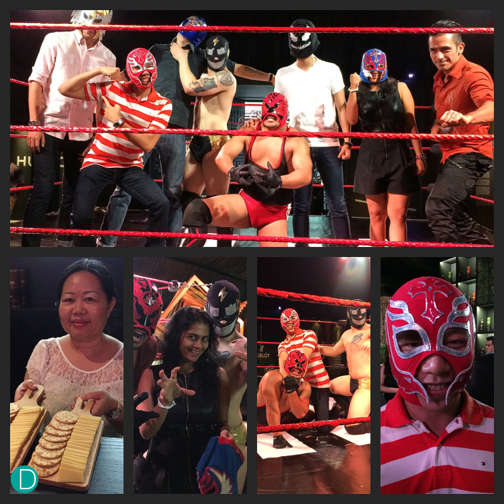 Lucha Libre clinics with journalists. The sessions are also open to public who can sign up for the clinics. 