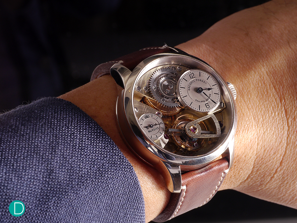 On the author's 7.5" wrists, the watch sits comfortably. 