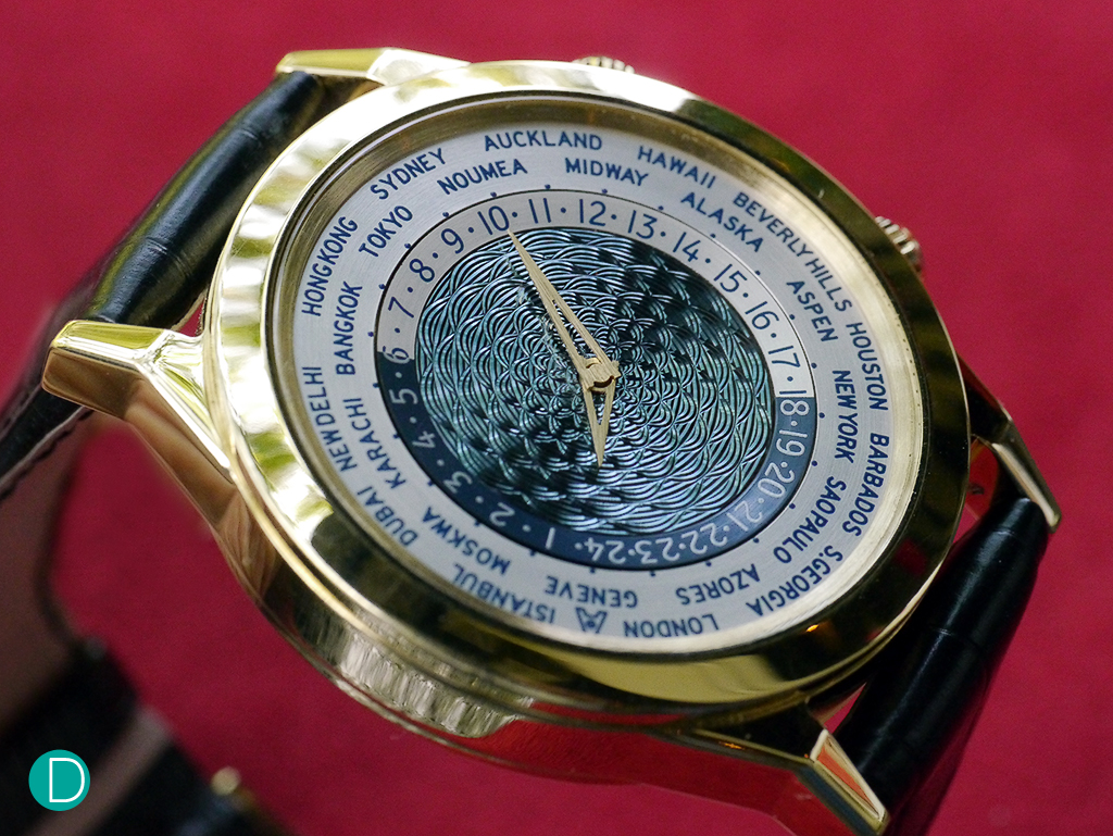 Andersen Genève Tempus Terrae, showing the beautiful dial. 