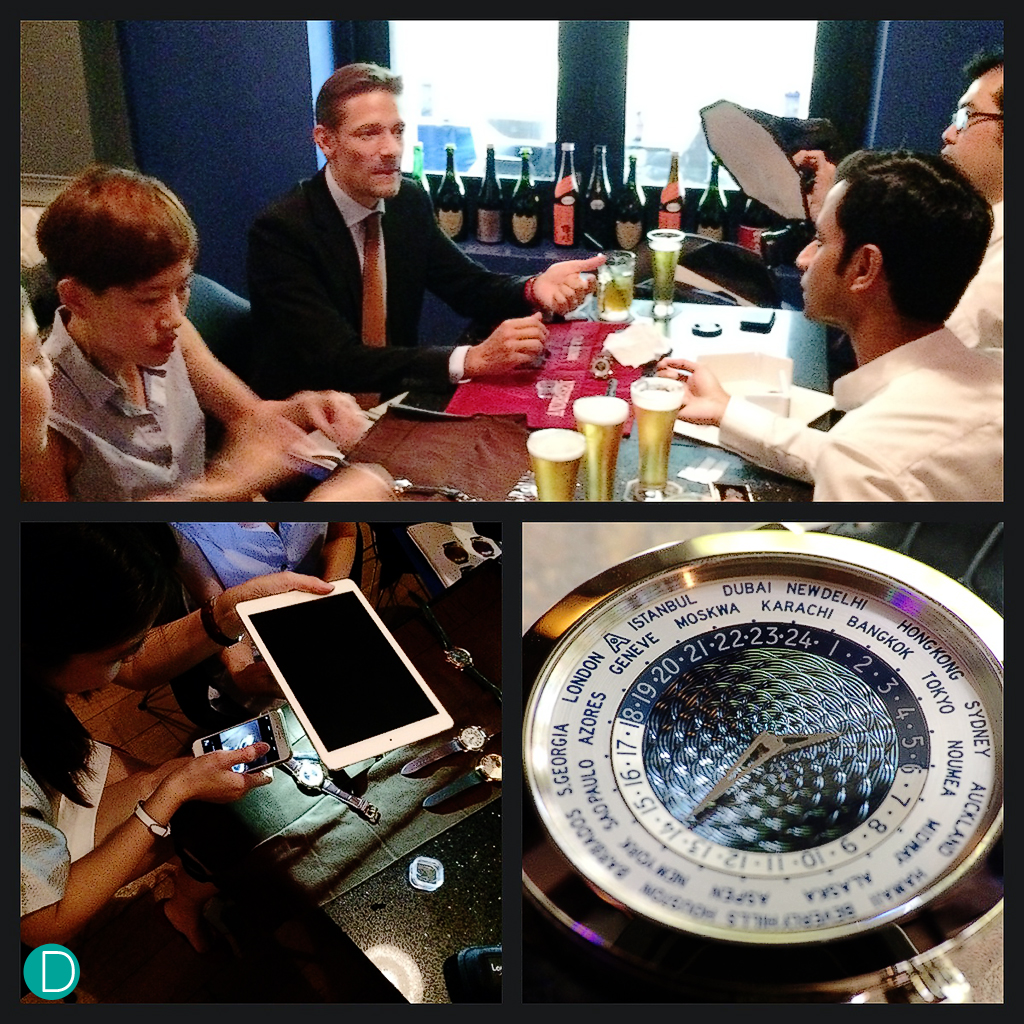 Andersen Genève Meet and Greets the major Singapore press and showcase their watches.
