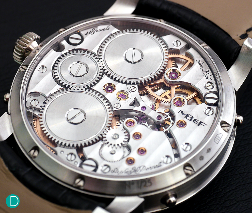 The movement of the LM Perpetual. Beautifully laid out, and magnificently finished. 