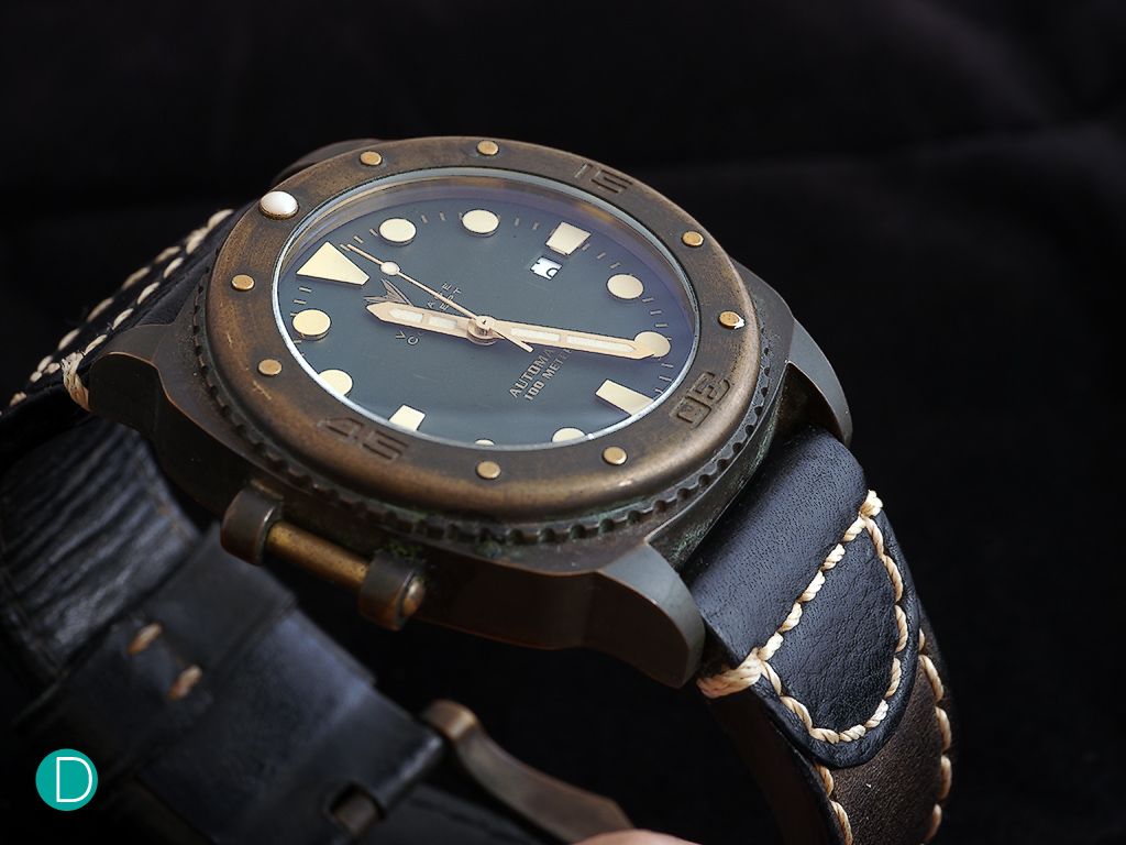 The Vintage Concept Brass Diver - an affordable alternative to Bronze pieces. 