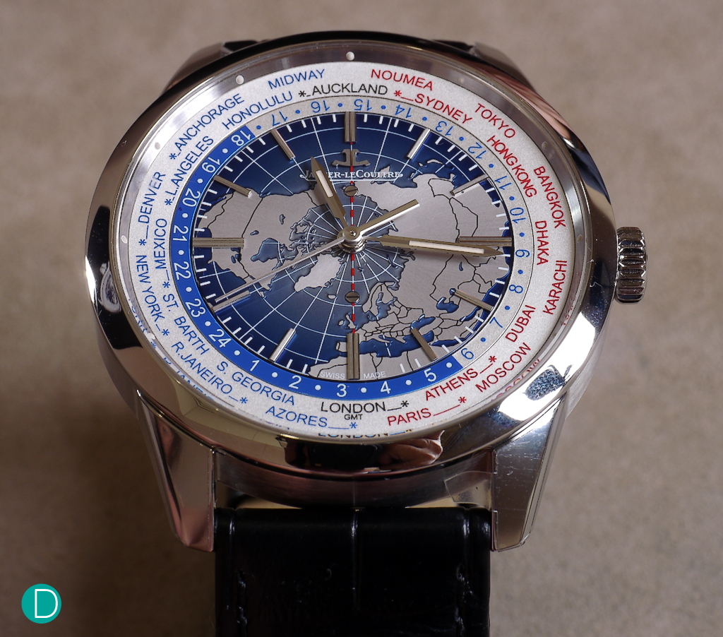 JLC Geophysic Universal Time in Stainless Steel.