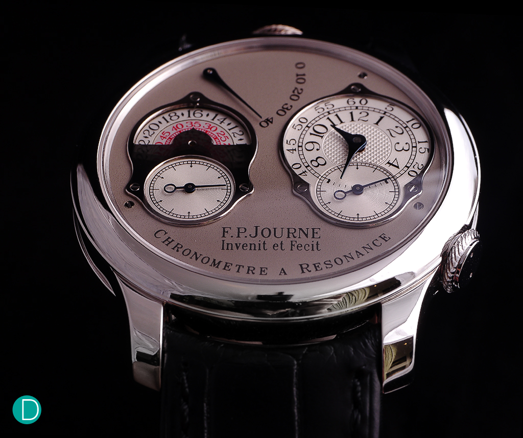 The Journe Chronomètre à Résonance remains a study in aesthetics. The entire design is harmonious, and make a very handsome watch.
