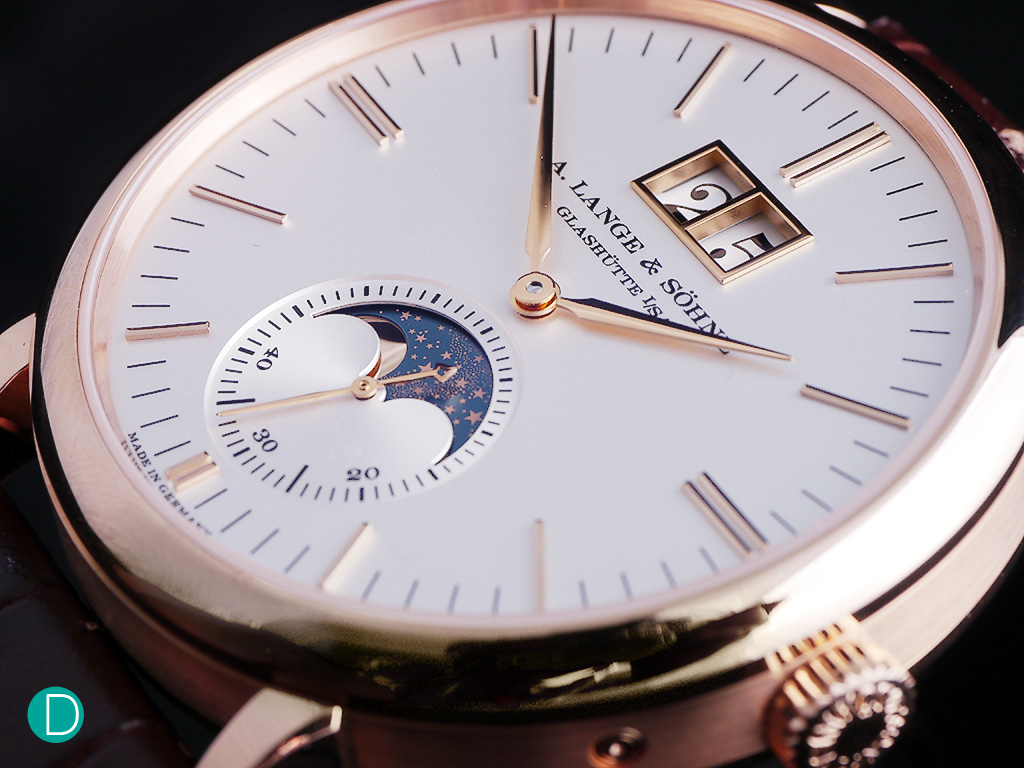 The A. Lange & Söhne Saxonia Moonphase, aka the "Sexymoon".