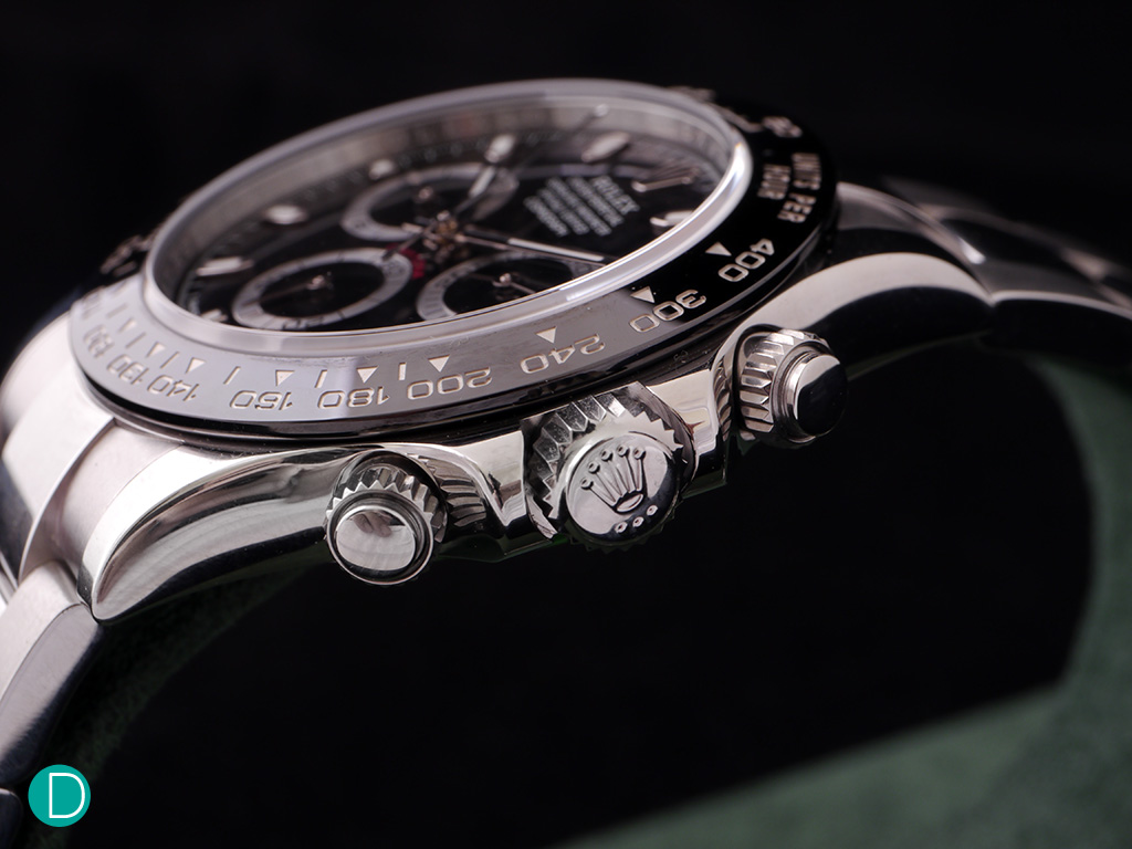 The new Rolex Cosmograph Daytona, featuring the upgraded ceramic bezel.