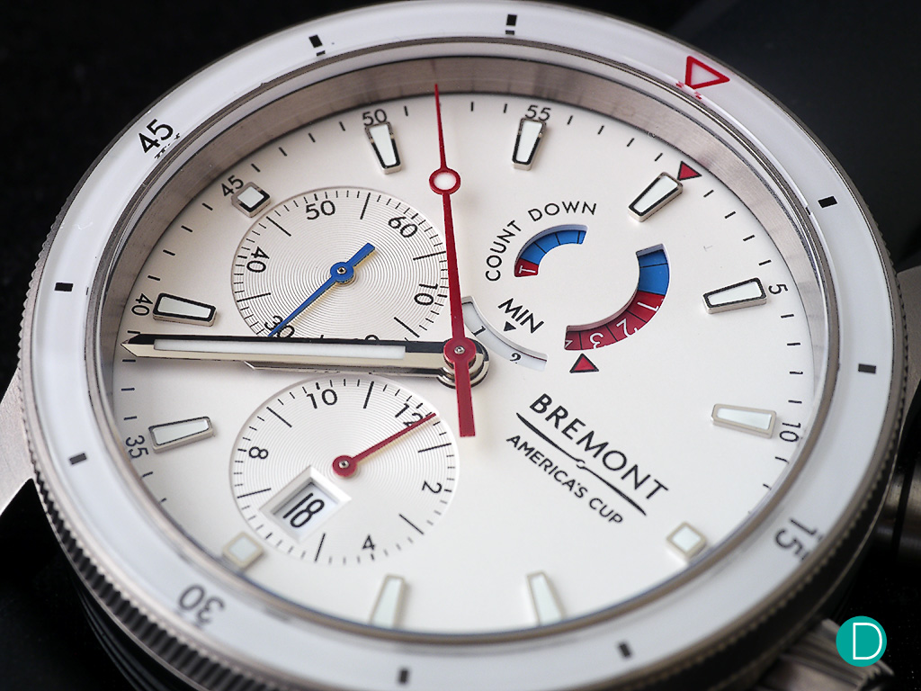 With a white dial, it is altogether brighter, and some say, more nautical in theme.