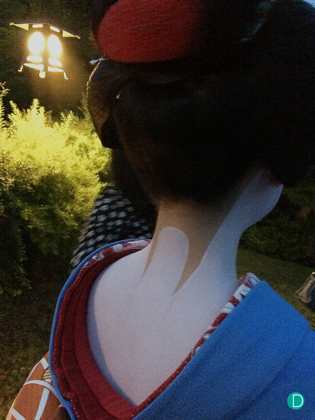 The mark of a Maiko.
