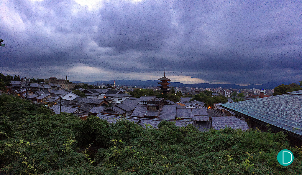 View from Kiyomizu Temple.