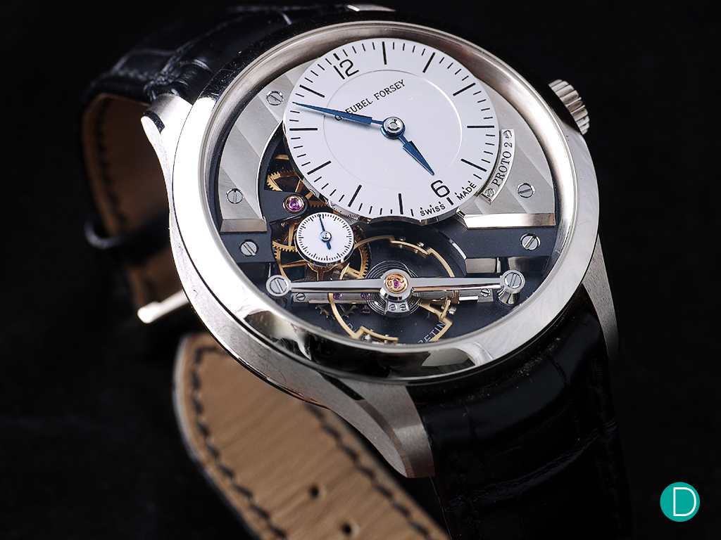 Greubel Forsey Signature 1 was used as a case to discuss finishing.