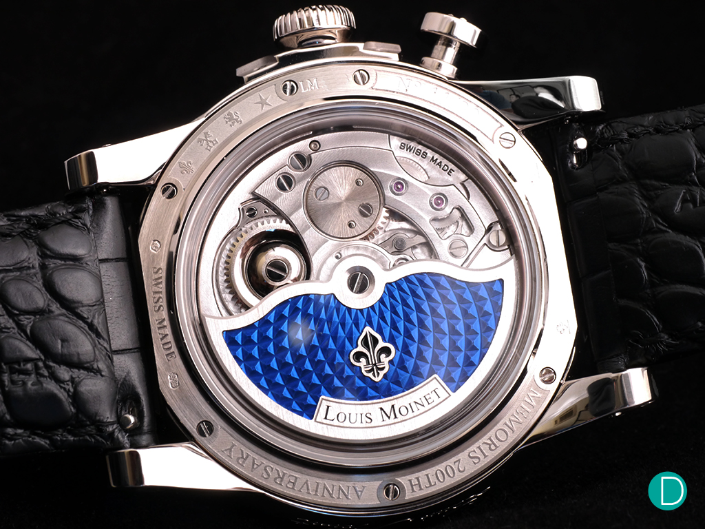 The movement: caliber LM54 is 304 components, and features a bi-directional winding rotor. 