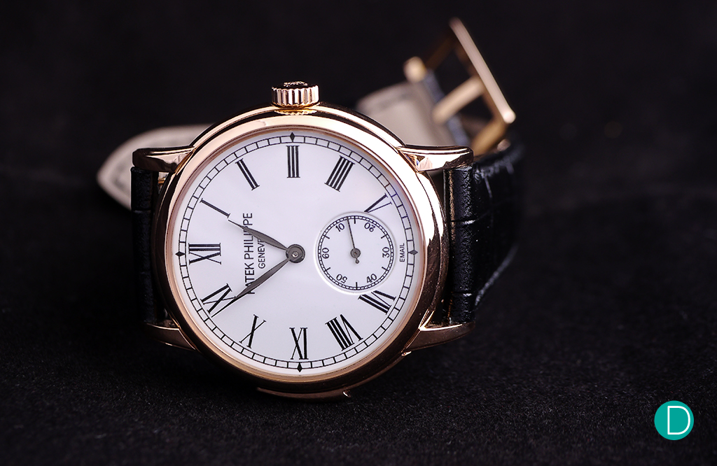 The Ref 5078 carried the classical traditions of Patek Minute Repeaters to the wrist with a delectable enamel dial.