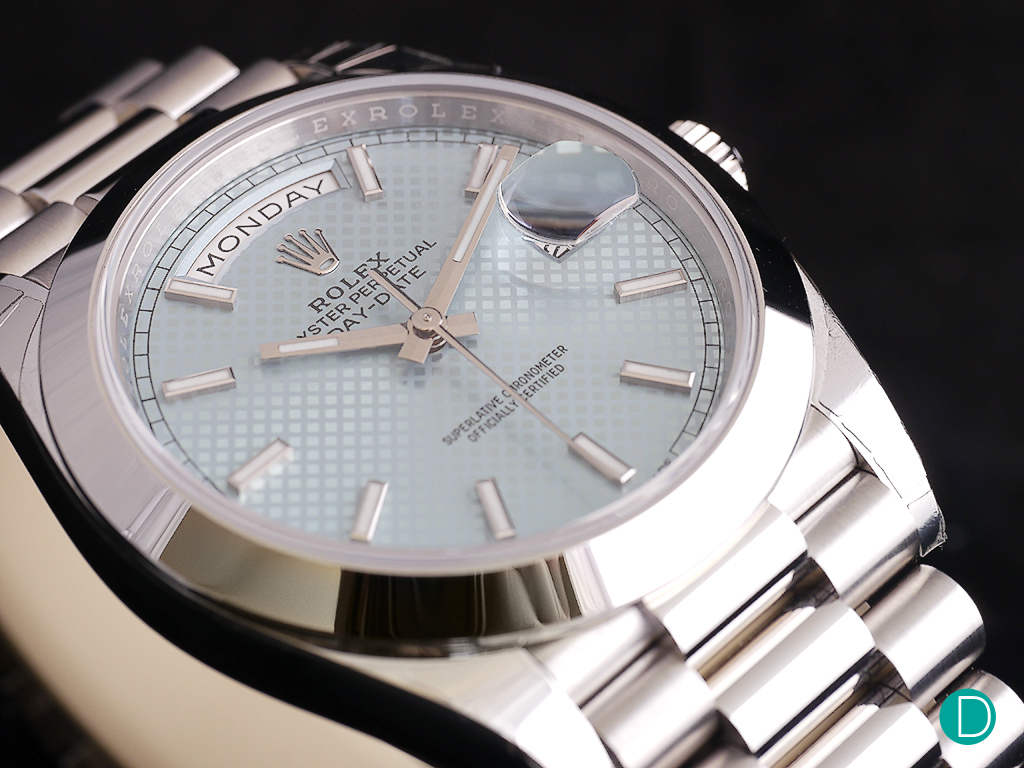 The Rolex Oyster Perpetual Day-Date 40 in platinum