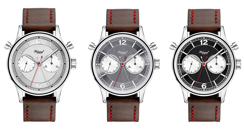 The three dial colours available on the Doppel 3.