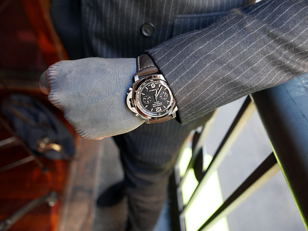 Panerai PAM00213 on the wrist doubles up as a tool watch as well as looking good with a suit.