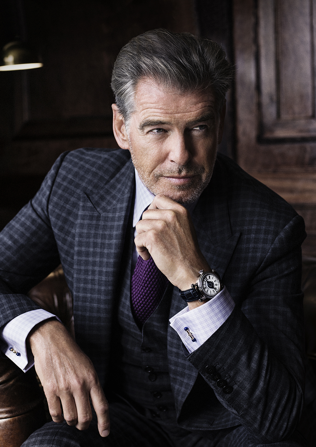 In 2014, Pierce Brosnan understudied Peter Speake-Marin for his role as a watchmaker for the 2015 film, Survivor.