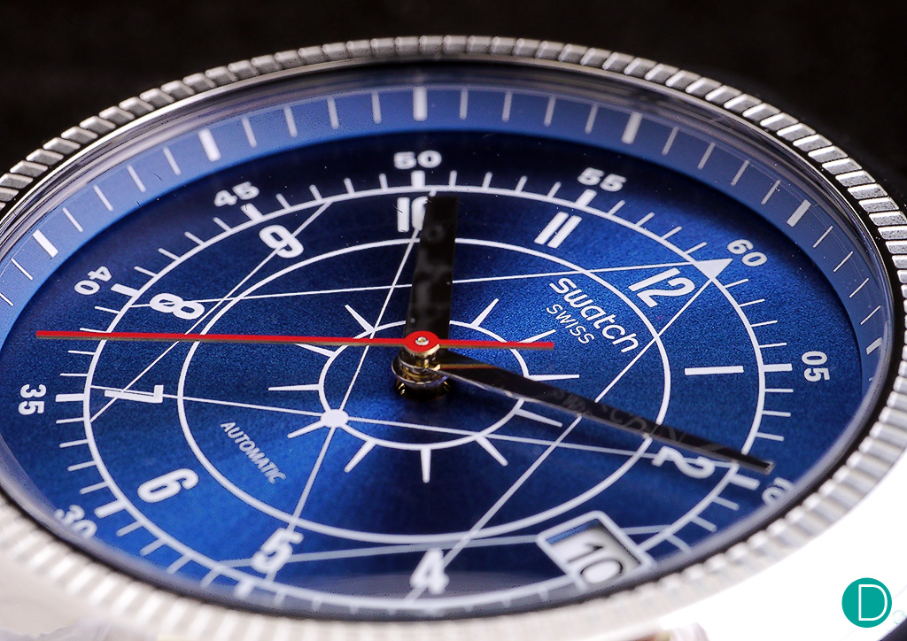 Beautiful details on the Sistem51 Irony dial.