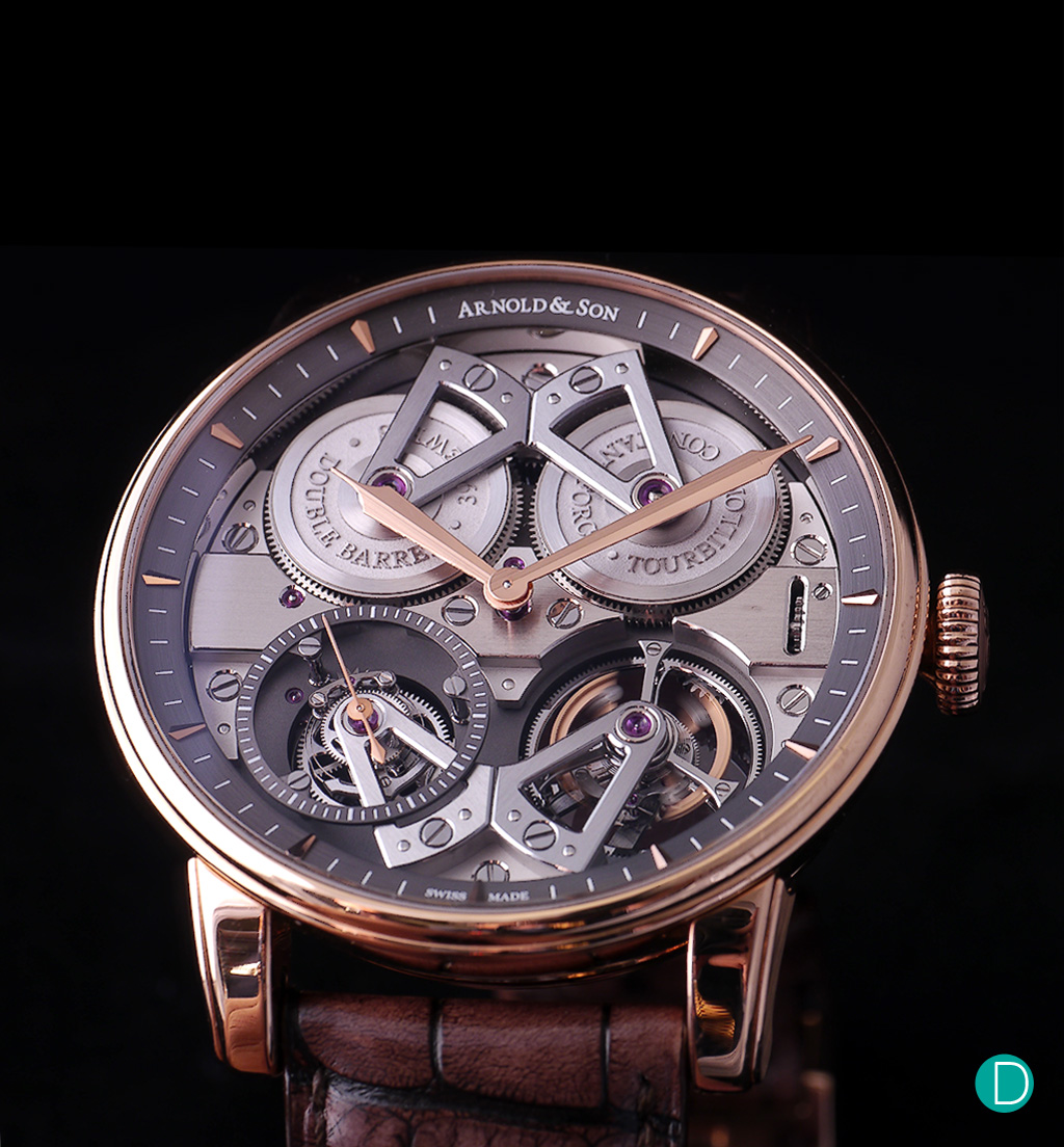 Arnold & Son Constant Force Tourbillon, in 18k red gold.