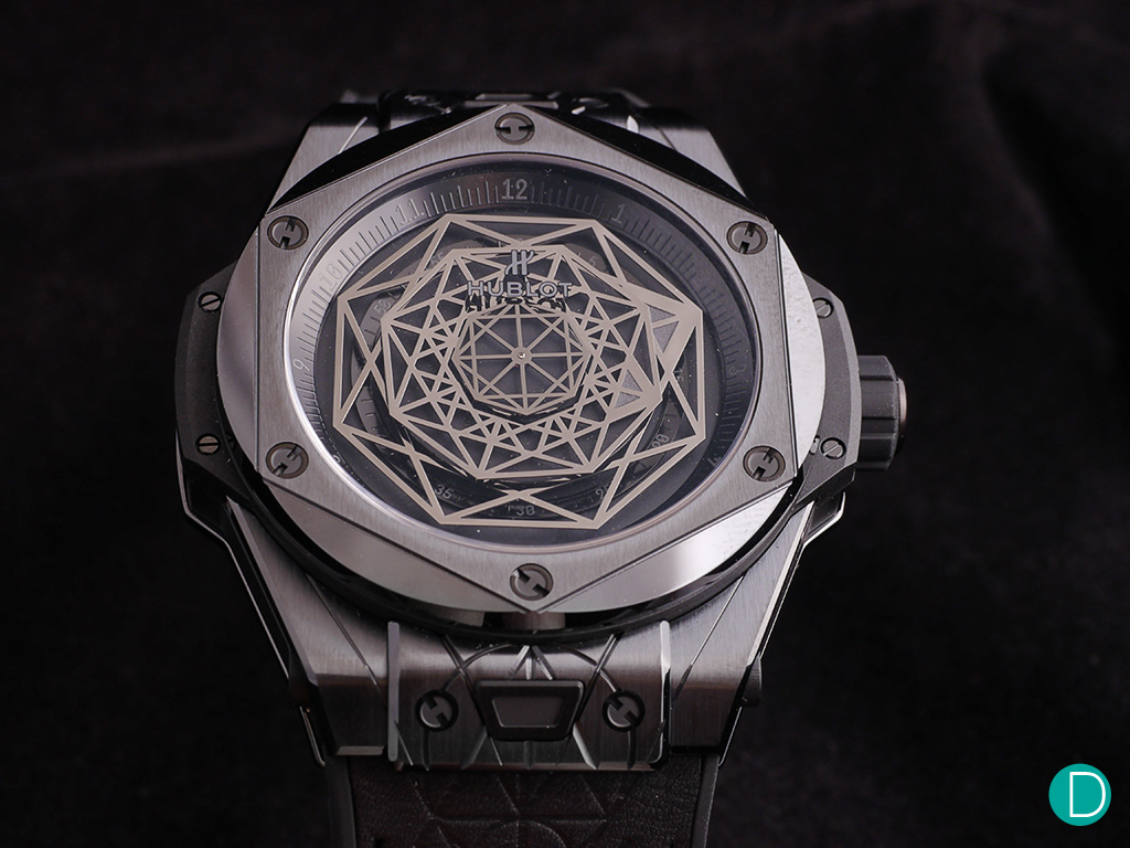 The timepiece was inspired by Leonardo da Vinci’s Vitruvian Man, embodying harmony and proportion in its design.
