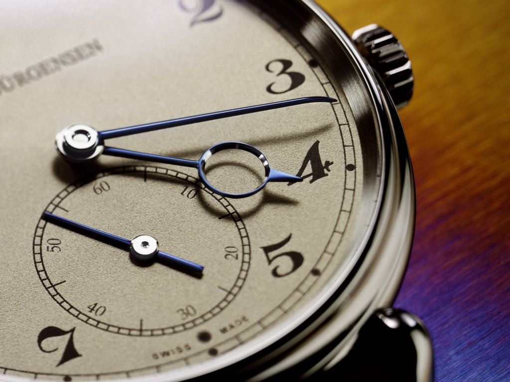 Urban Jürgensen Special Edition The Alfred - dial detail hands and numerals