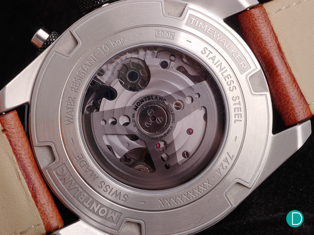 Montblanc TimeWalker Manufacture Chronograph movement view