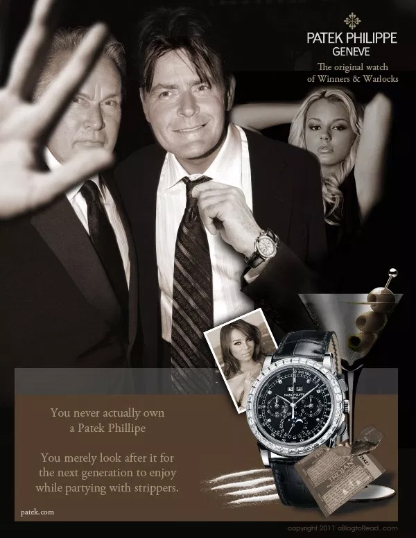 Spot the Watch: Charlie Sheen and his Patek Philippes -